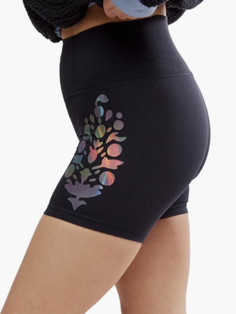FP Movement Never Better Bike Shorts w/ Metallic Logo